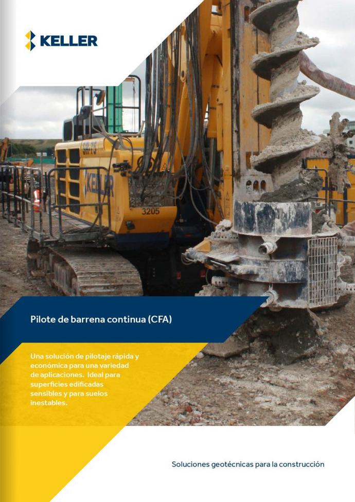 Pilotes de barrera continua (CFA)