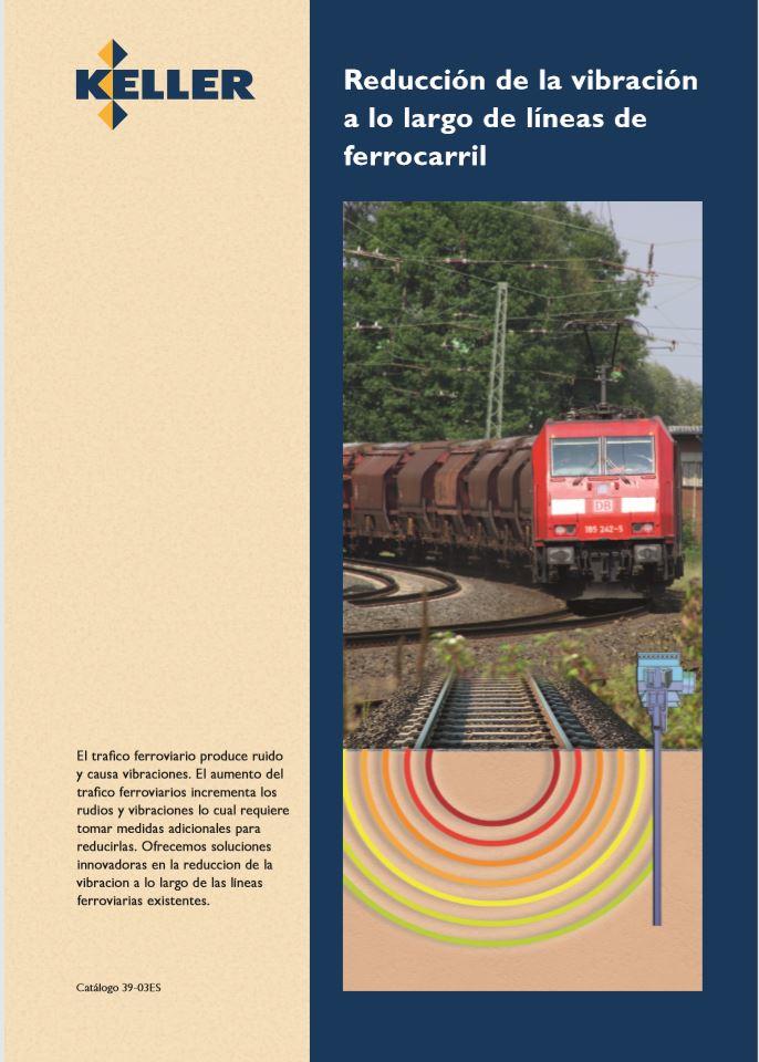 Reducción de la vibración a lo largo de línea de ferrocarril