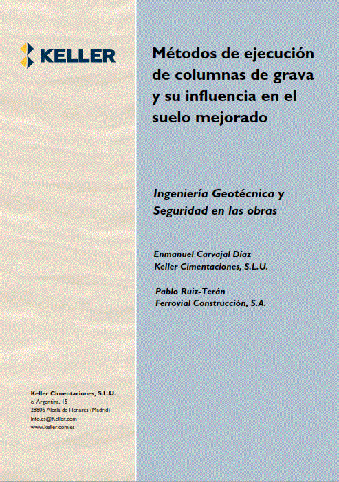 Execiução de colunas de brita